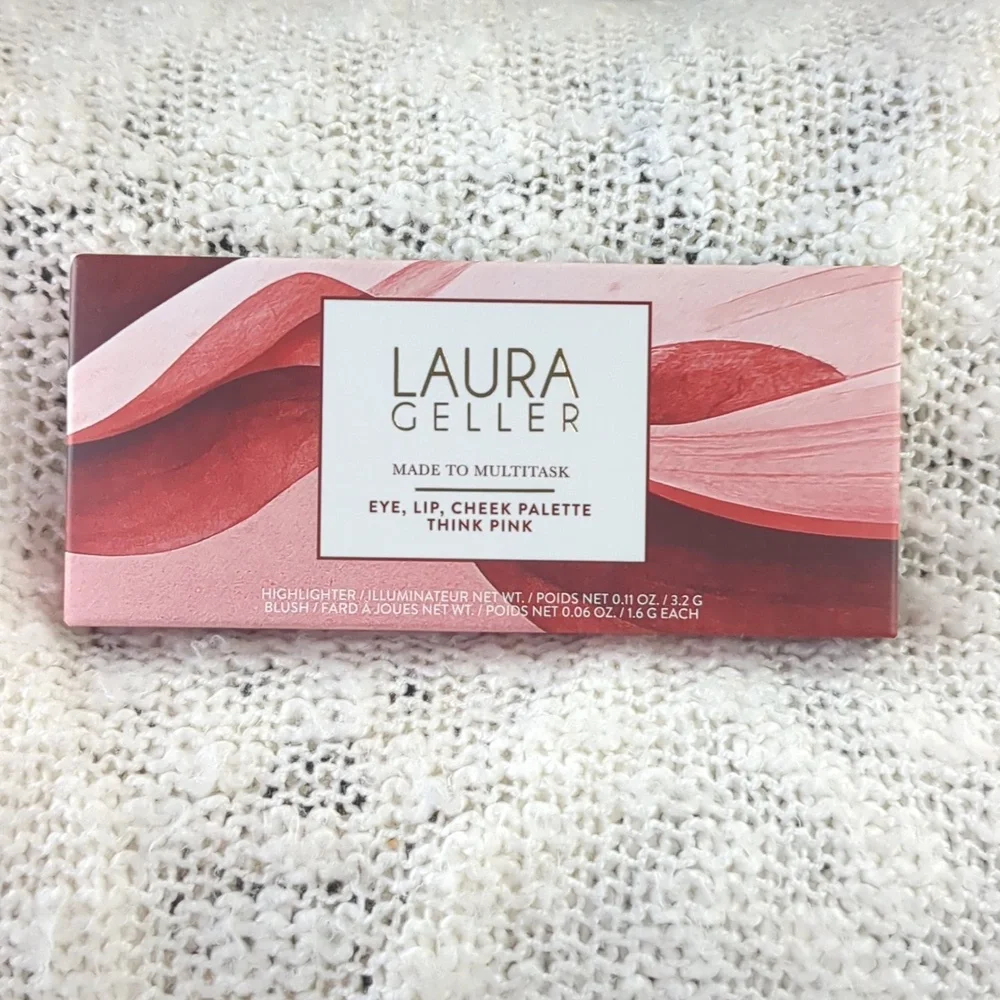 Laura Geller Multitasking Cream to Powder Trio in Think Pink, 8g/0.30oz